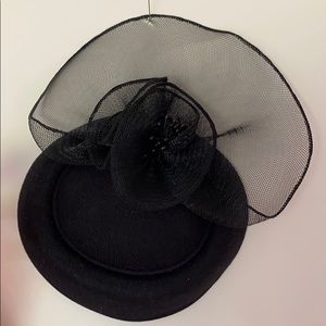 Black Fascinator Hat Derby Party